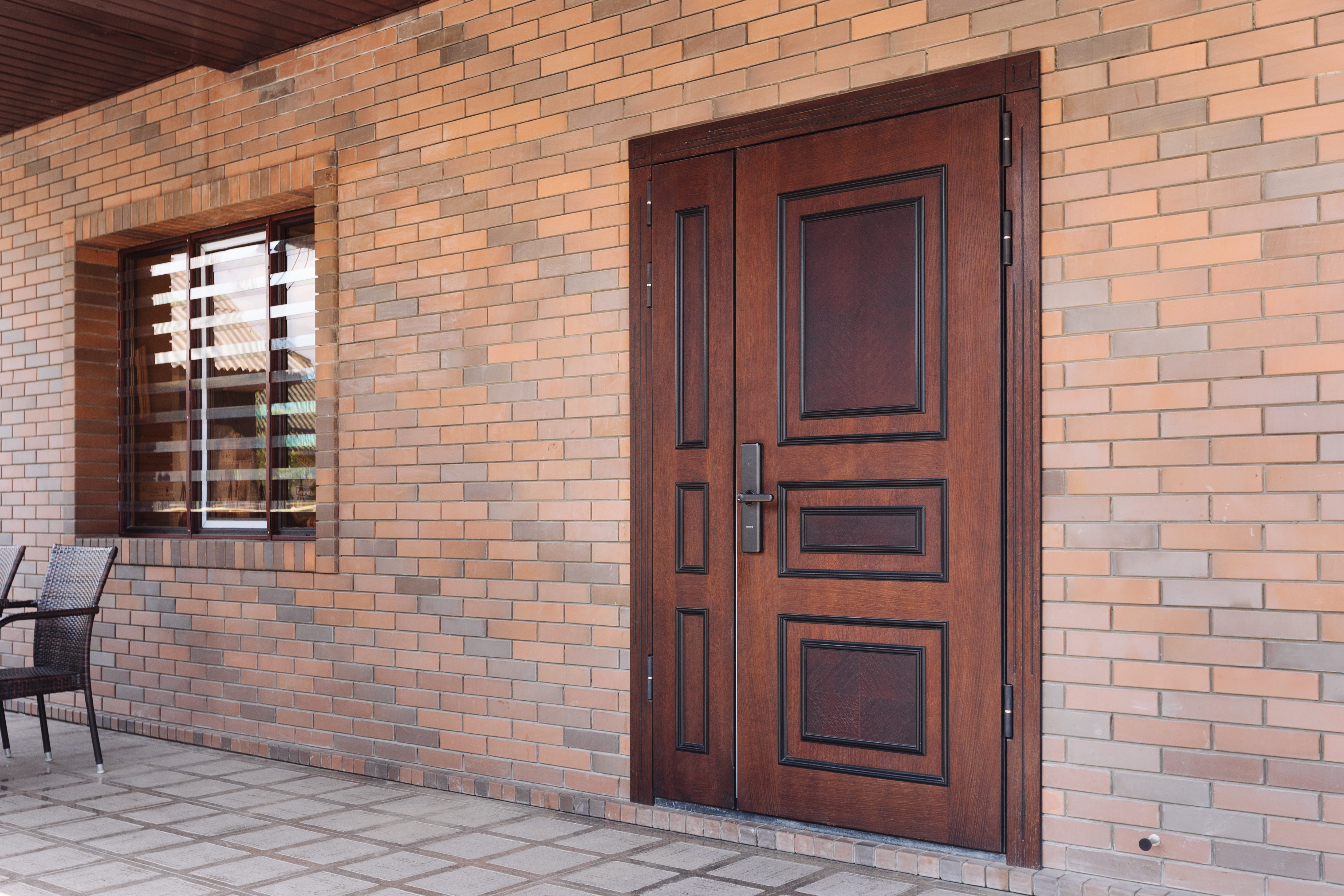 Дверь премиум шпон с электронным замком Philips - фото 2