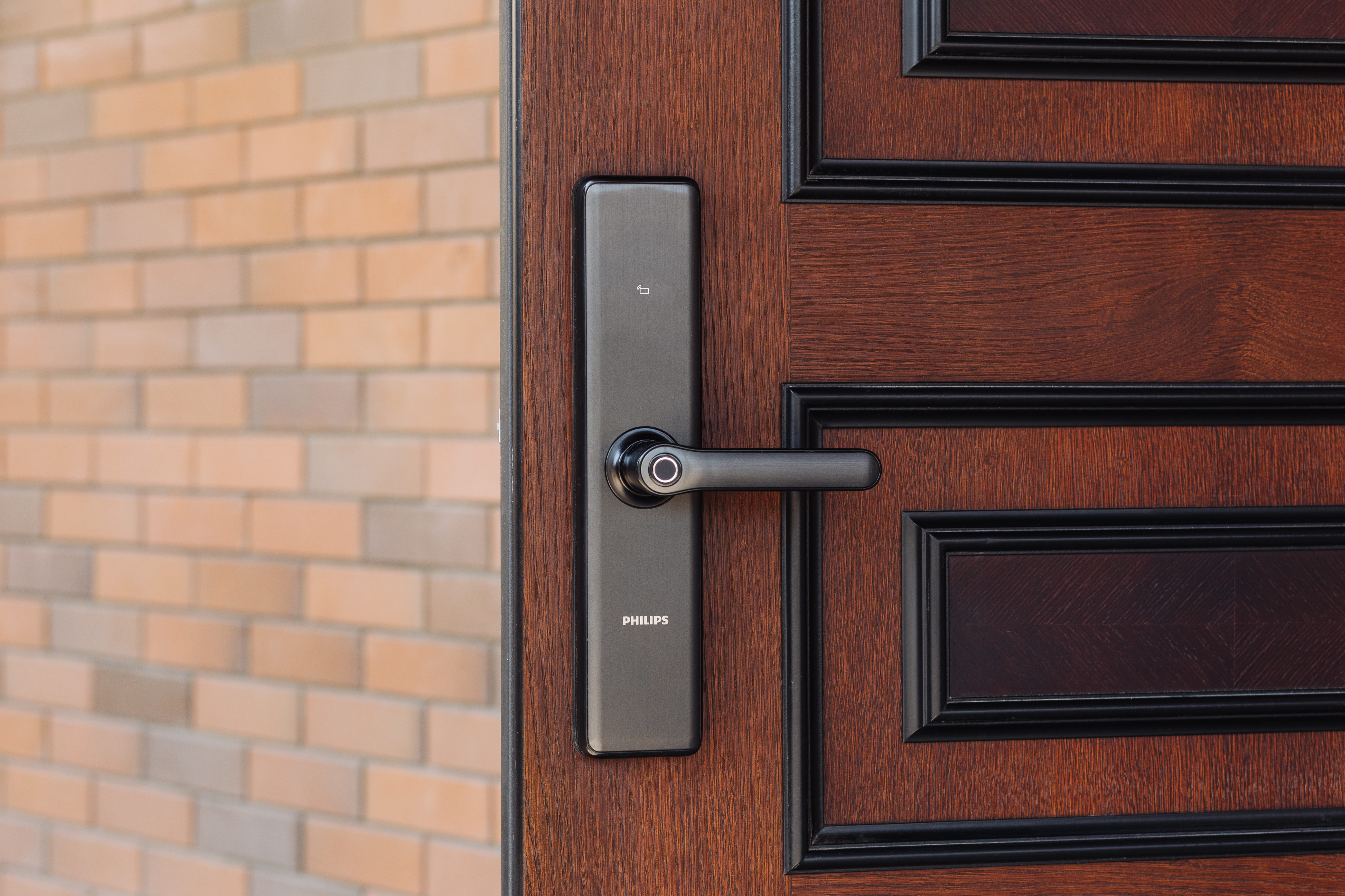 Дверь премиум шпон с электронным замком Philips - фото 4